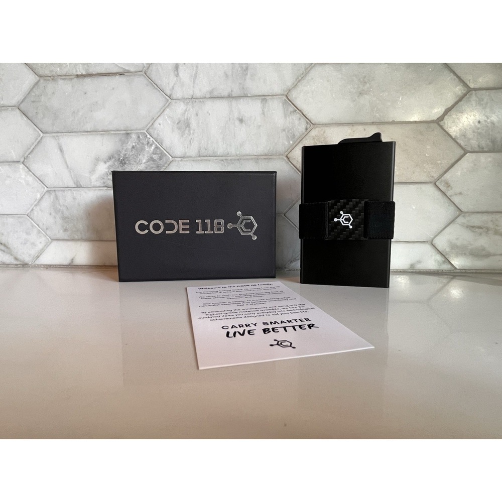 Code 118 Wallet MagSafe Jet Black